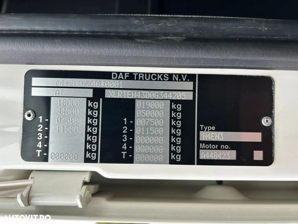 DAF XF530 SSC, MEGA, RETARDER, tacho G2V2, finantare, factura externa - 33