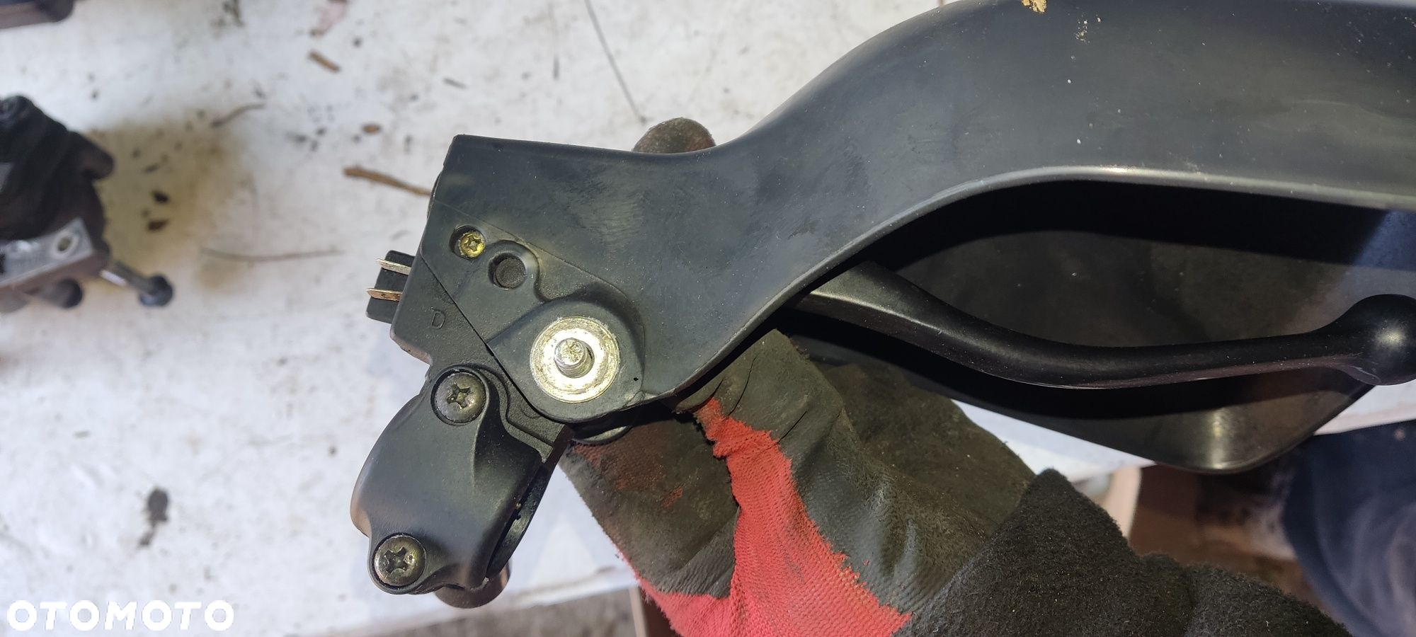 Honda transalp 650 uchwyt sprzęgła lusterka osłona - 3