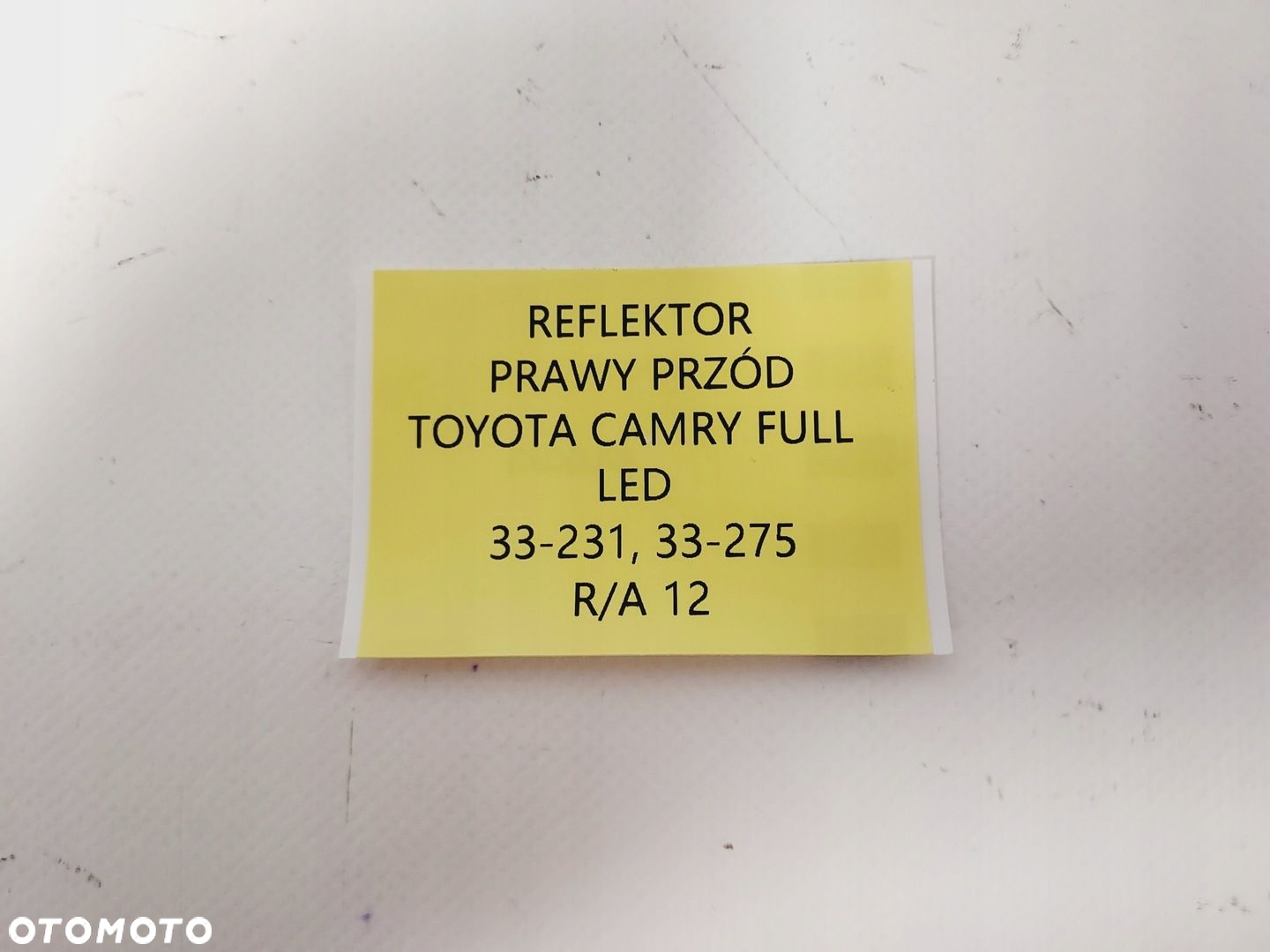 REFLEKTOR PRAWY TOYOTA CAMRY VIII 2017- , FULL LED - 5