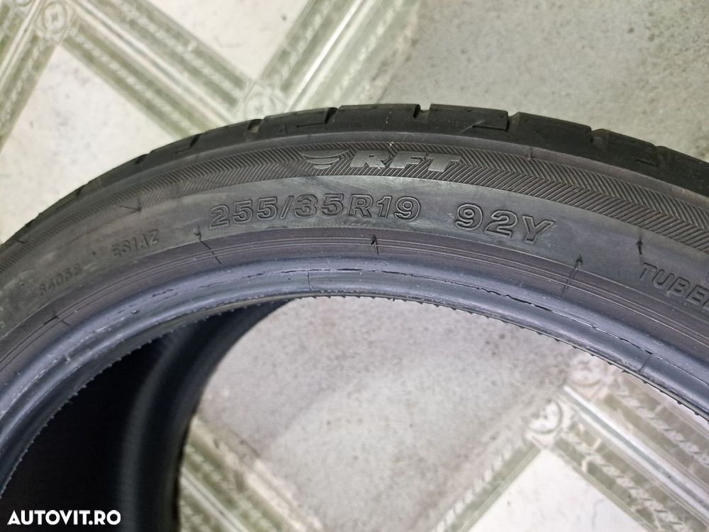 ! 2 anvelope 255/35 R19 Bridgestone runflat - 7
