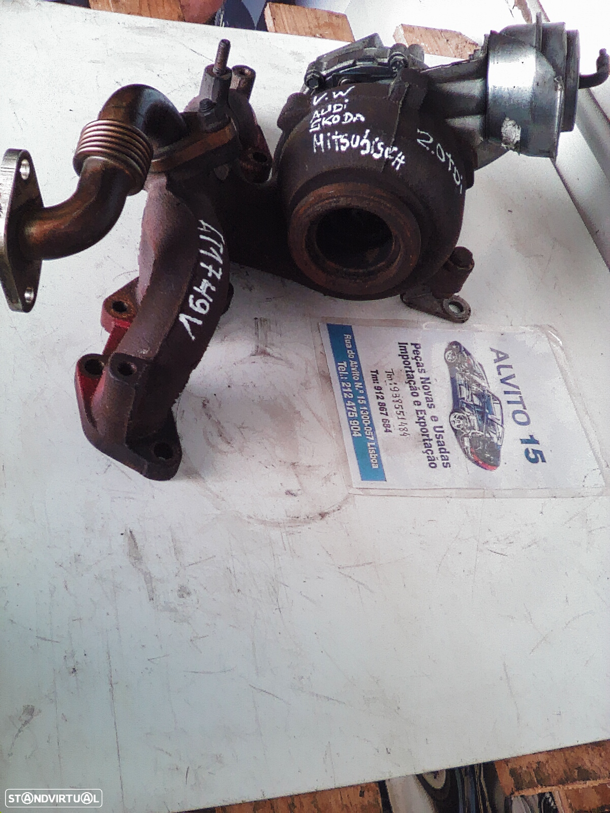 Turbo VW AUDI , SKODA , MITSUBISHI 2.0 TDI 140 CV  REF:GT1749V     Garret - 4