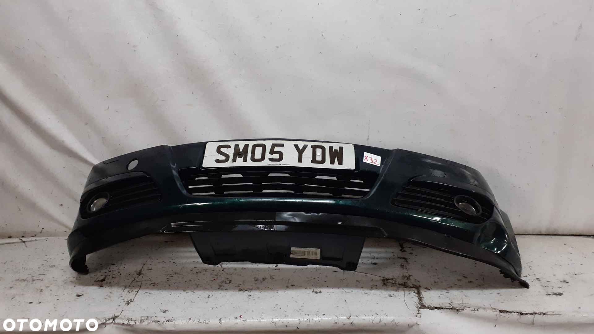+ ZDERZAK PRZÓD PRZEDNI DO OPEL ASTRA H 3 III Z398 ZIELONY HALOGENY - 1