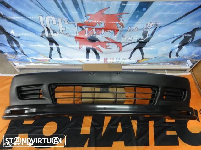 Para-choques + Lip / spoiler frontal honda civic 92-95 2 / 3 portas EG3, EG4, EG5, EG6, EJ1, EJ2 mugen style em plástico ABS - 1