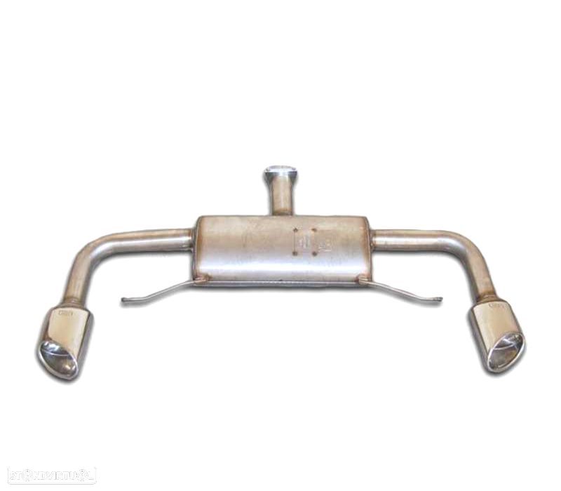 LINHA DE ESCAPE PARA AUDI TT 8J 06-14 CROMADO - 1