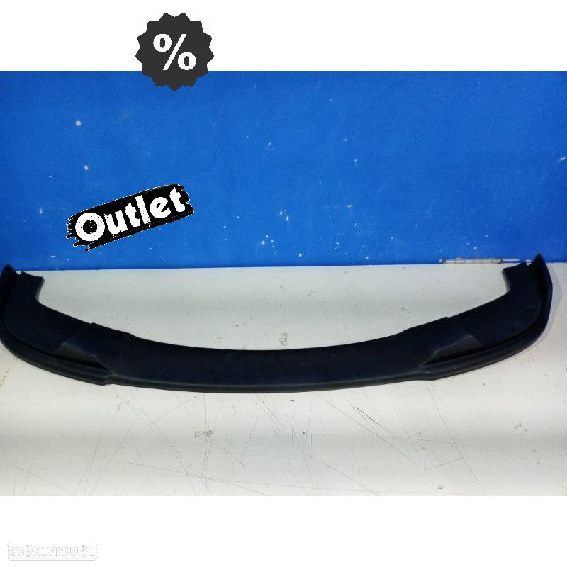 C010792C1 SPOILER LIP BMW E60 E61 03-10 LOOK PACK M HAMANN PRETO MATE - 7