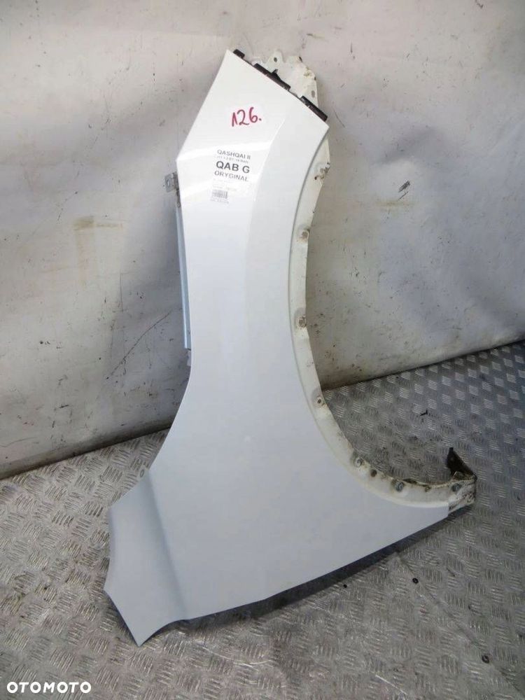 NISSAN QASHQAI J11 BŁOTNIK PRAWY PRZÓD QAB G QABG 13- - 2