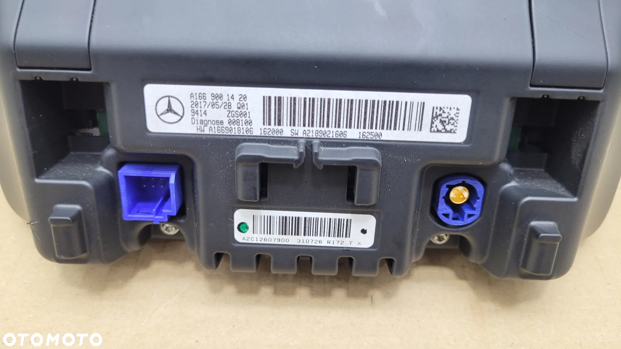 WYŚWIETLACZ NAWIGACJI LCD EKRAN MONITOR MERCEDES CLA GLA ML GLE A - 3