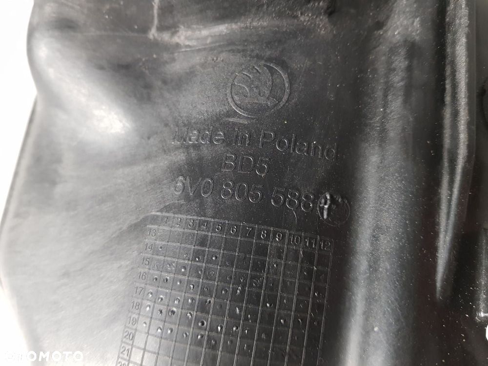 PAS PRZEDNI PRZÓD WZMOCNIENIE CZOŁOWE SKODA FABIA 3 III 6V0805588F - 3