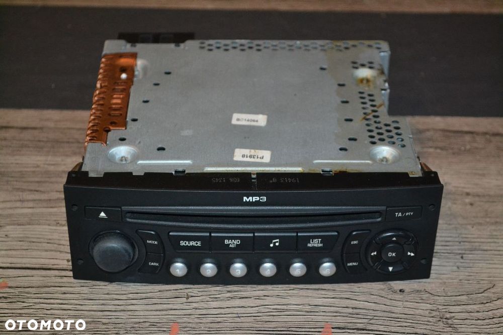 CITROEN PEUGEOT RADIO SAMOCHODOWE CD/MP3 96643698 XT 00 - 1