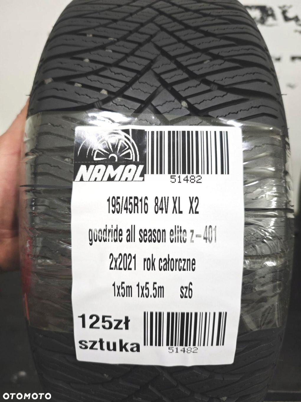 195/45r16 goodride 2021 opony całoroczne 5,5mm 51482 - 10