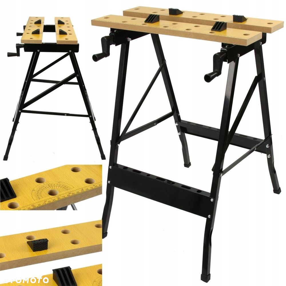 STÓŁ warsztatowy roboczy stolarski SKŁADANY STOLIK - 1