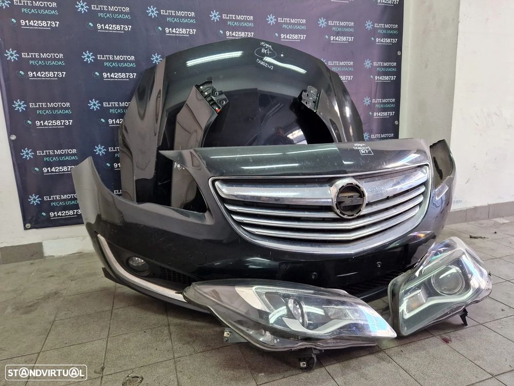 Frente completa usada OPEL INSIGNIA RESTYLE FACELIFT G09 2.0 CDTI capot parachoques guardalamas oticas radiadores - 1