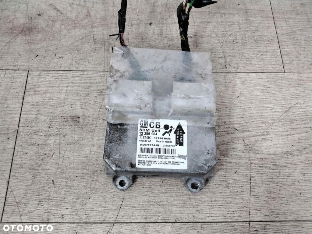 OPEL CORSA C SENSOR PODUSZKI POWIETRZNEJ. 13256904 - 1