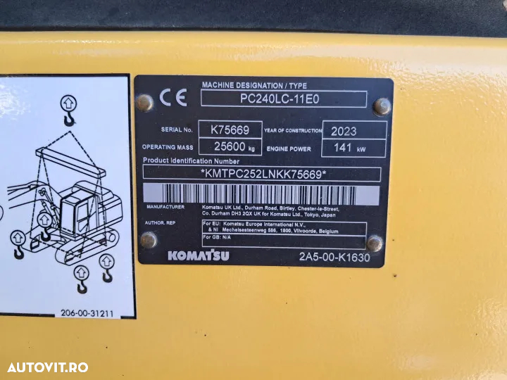Komatsu pc240lc-11 - 37