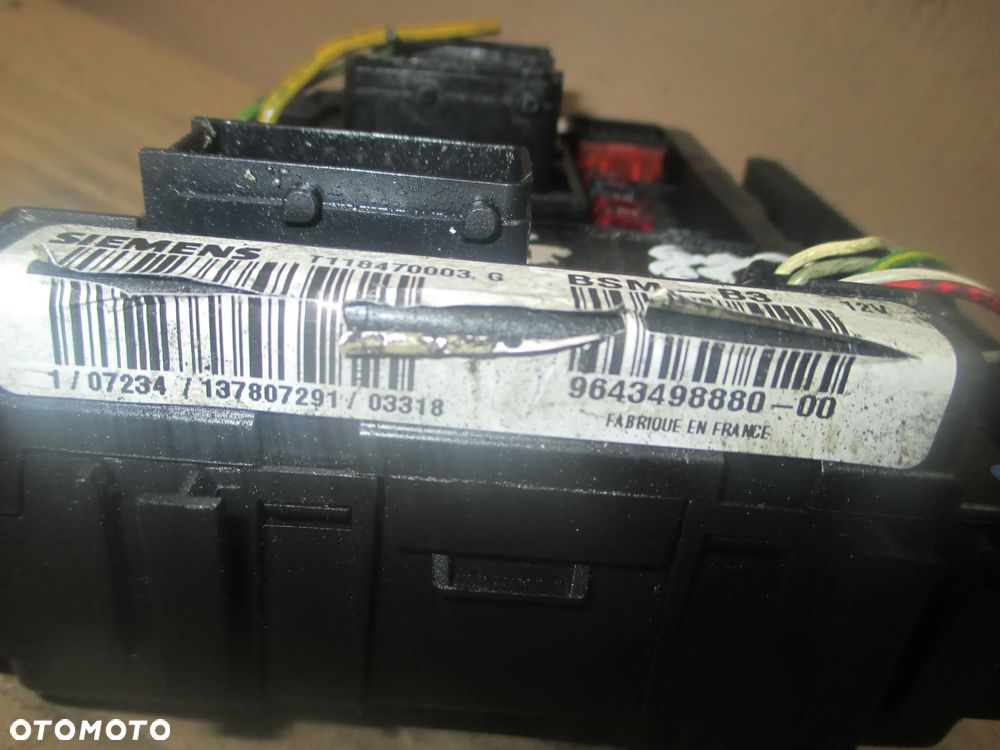 Moduł BSM-B3 Citroen Peugeot t118470003G 9643498880 - 2