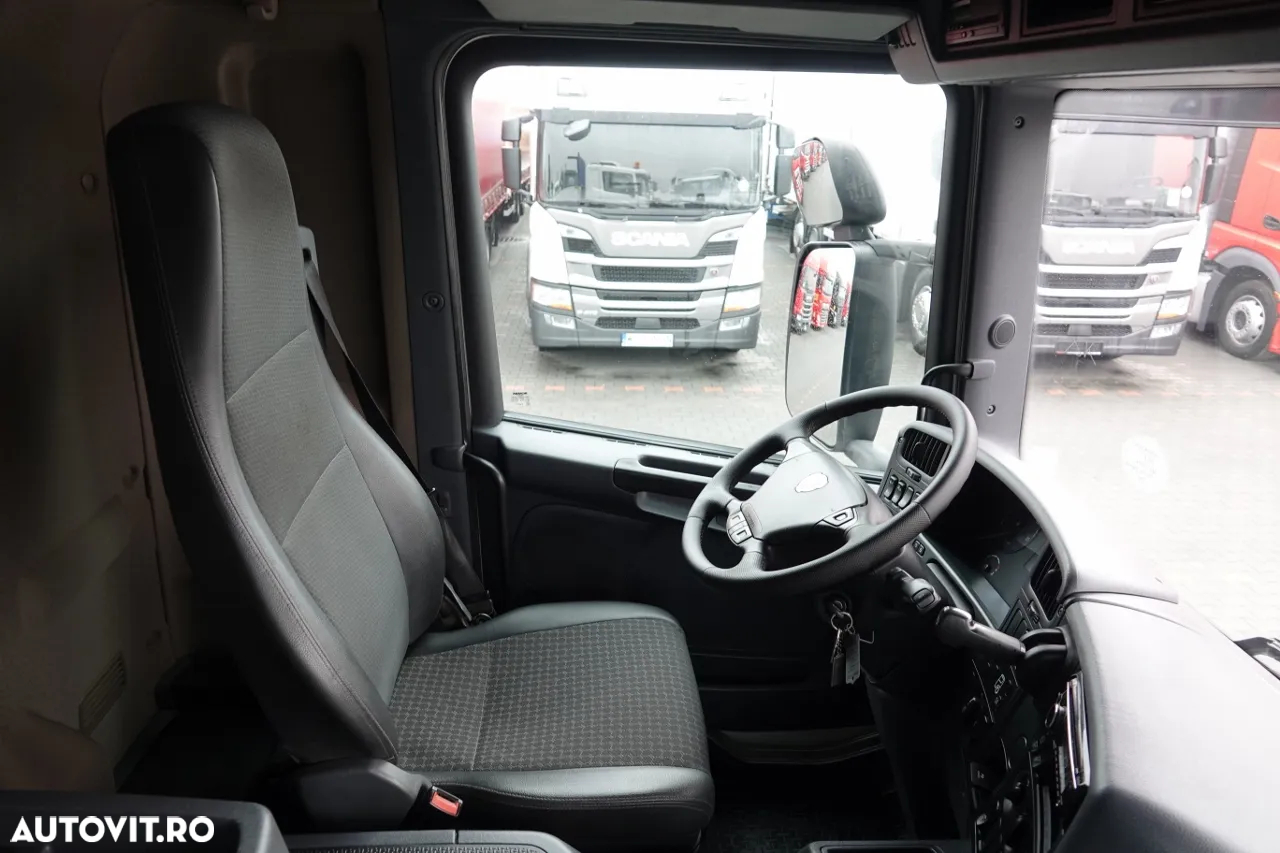 Scania P420 / 6x4 / BOX - 6.8 m / HDS HIAB 188 4x extension -13 meters / EURO 6 / RADIO CONTROL / ROTATOR / PALLET FORKS - 27