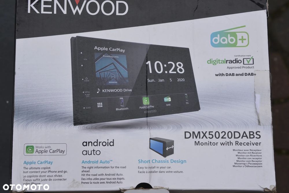 Kenwood DMX5020DABS Radio samochodowe Apple CarPlay Android DAB + Bluetooth - 2