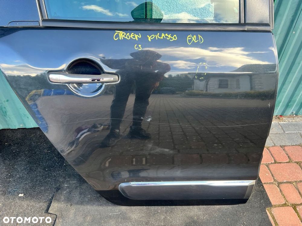 Drzwi TYLNE PRAWE prawy tył CITROEN C3 PICASSO Exclusive roleta EXLD - 2