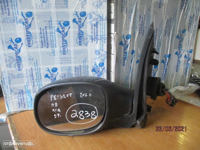 Espelho 6465000 PEUGEOT 206+ 2008 ESQ 5P ELETRICO - 6