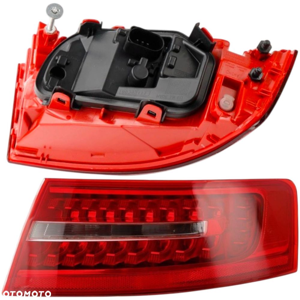 ZESTAW Lampa PRAWA+LEWA LED Audi A6 C6 08-011 sedan w błotnik + KLAPE TYLNE - 9