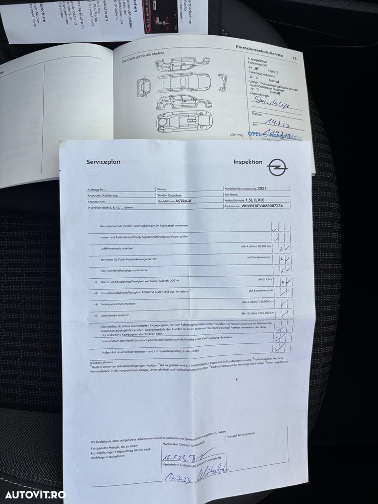 Opel Astra 1.5 Start/Stop Aut. Elegance - 32