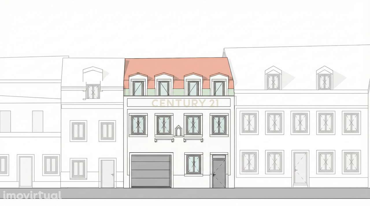 Terreno com projeto aprovado para construção de Moradia T4, para Venda - Grande imagem: 2/9