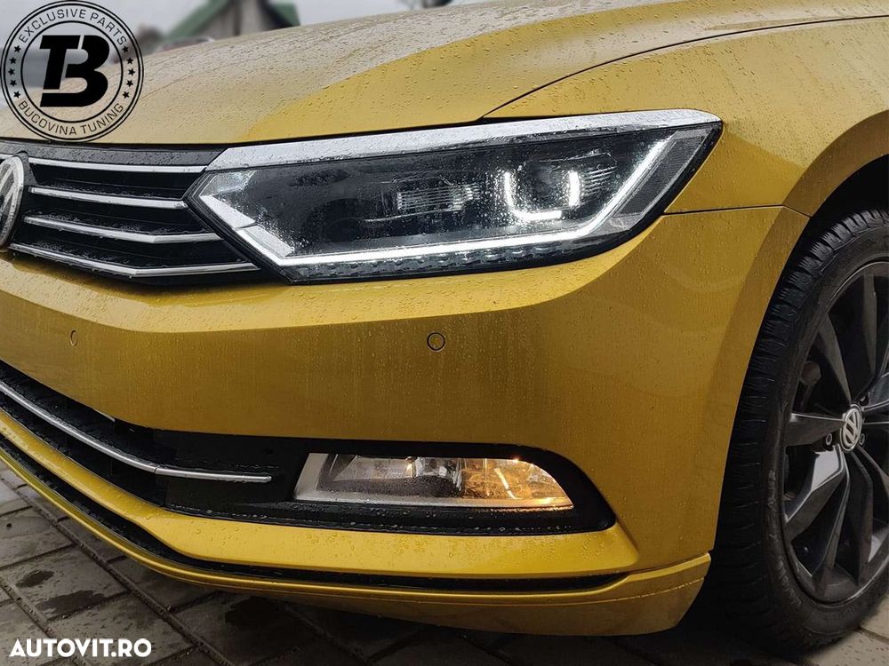 Faruri Full LED compatibile cu VW Passat B8 3G Matrix Design - 9