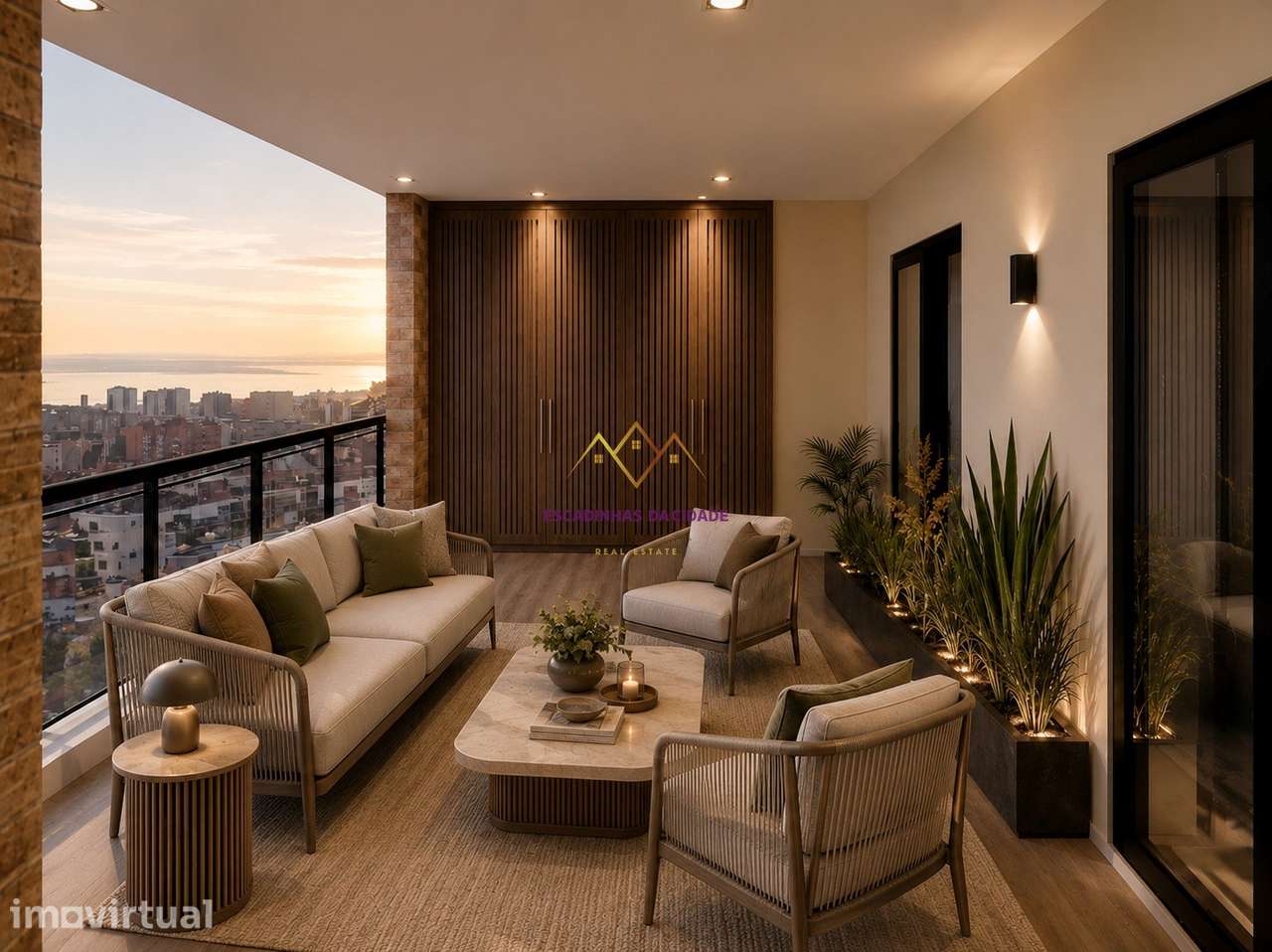 T3 com Vista Rio | 62 m² de Varanda, Todas as Divisões com Acesso ao E - Grande imagem: 2/41