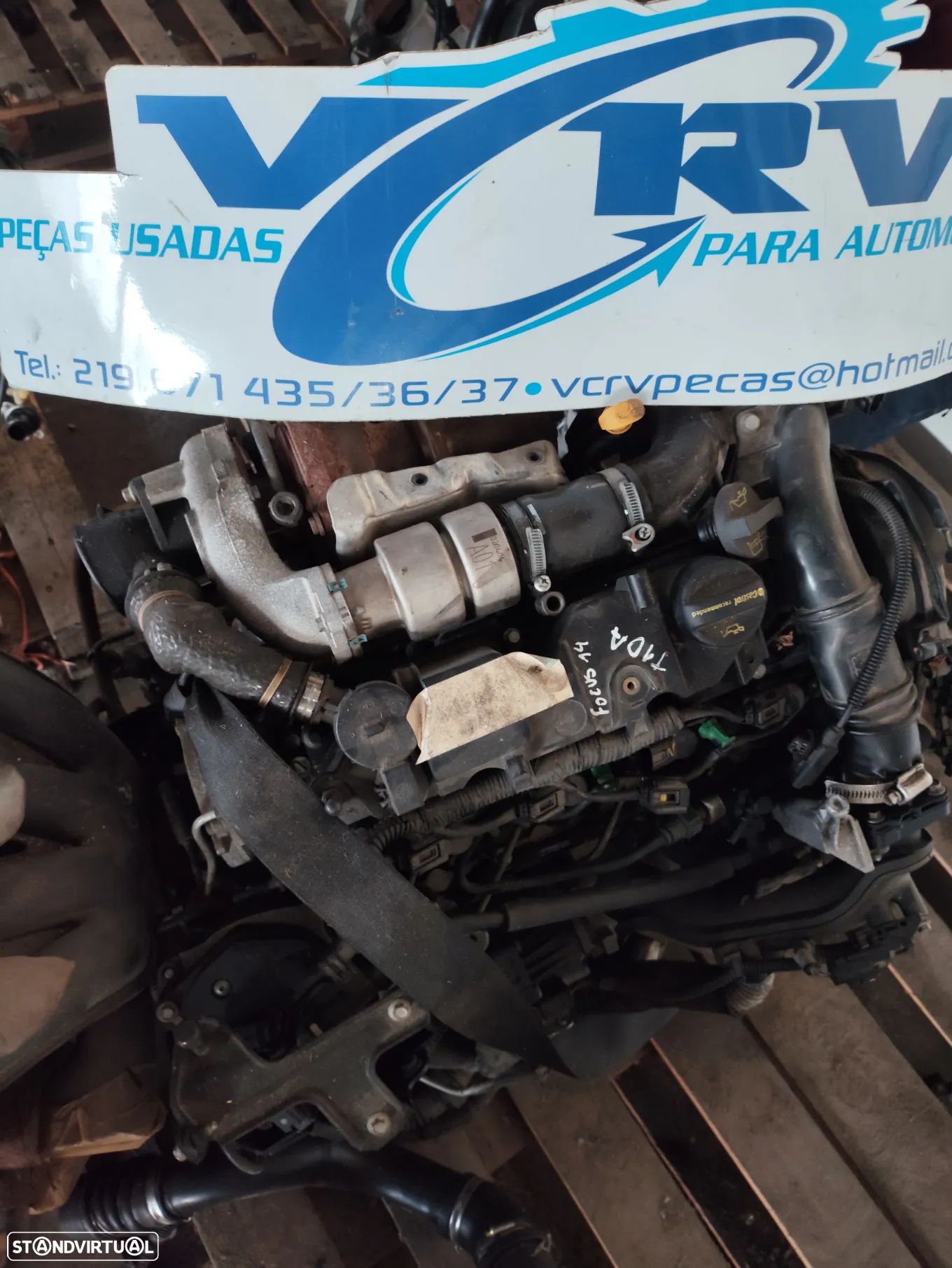 Motor Ford Focus 1.6 Tdci 115Cv 2014 Ref: T1DA - 1