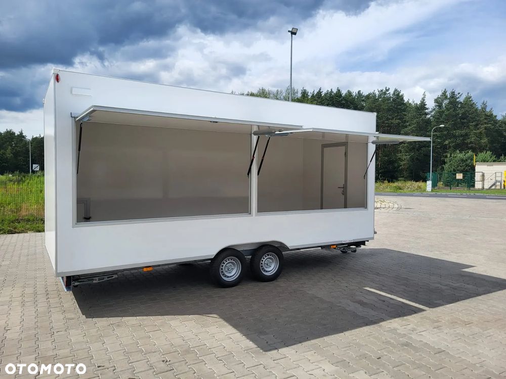 Niewiadów DOSTAWA! H20521HT Przyczepa HANDLOWA gastronomiczna 520x203x230! 2 klapy sprzedażowe, ściany z LAMINATU! DMC 2000kg - 9