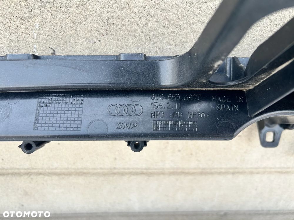 AUDI Q3 LIFT 8V0 WZMOCNIENIE ATRAPA PAS PRZÓD PRZEDNI 8V0853692 - 5