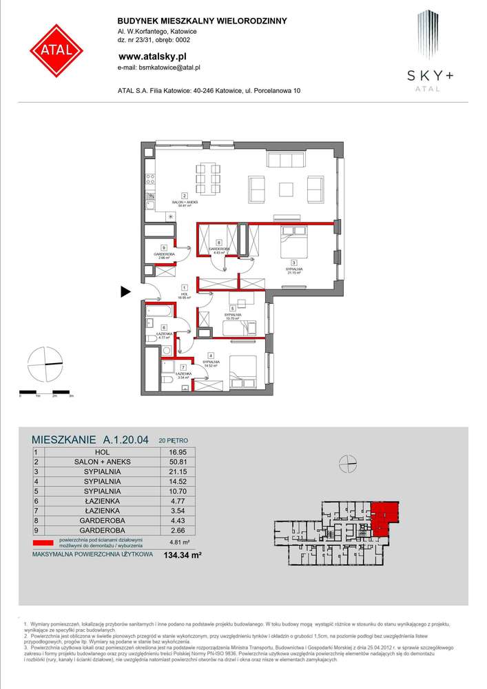 4-pokojowe mieszkanie 134m2 Bezpośrednio - Pełny obrazek: 2/24