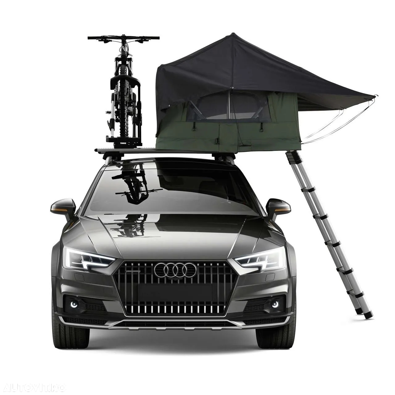 Cort auto, cu prindere pe plafon, Thule, Tepui Foothill Agave, Verde, pentru 2 persoane,Nou_Pret Importator, emitem Factura & Garantie - 9