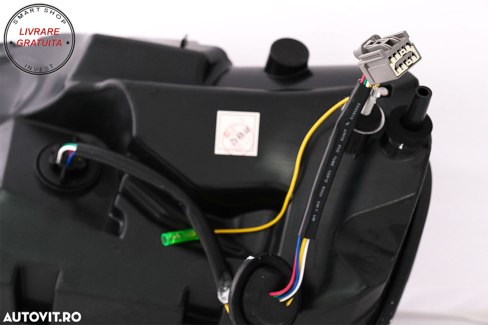Stopuri Full LED compatibile cu Ford Mustang VI S550 (2015-2019) Fumuriu Clar Semn- livrare gratuita - 16
