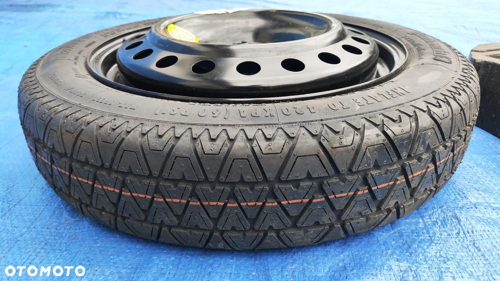KOŁO DOJAZDOWE T125/80R16 125 80 16 ZESTAW NAPRAWCZY LEWAREK KLUCZ DO KÓŁ HAK UCHO HOLOWNICZE KOMPLET JAK NOWY ORYGINAŁ OPEL INSIGNIA A - 6
