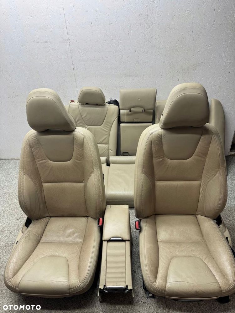 fotel lewy prawy kanapa komplet volvo v60 i 2011-2018 skóra - 11