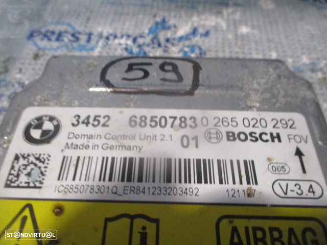 Kit Airbags 39923039803 611012000B 608739700C  33678383902 618634800B  609531100C   34526850783  0265020292  BMW F10 2012 525 XDRIVE 2.0D 4X4 218CV 4P PRETO SEM TABLIER - 15