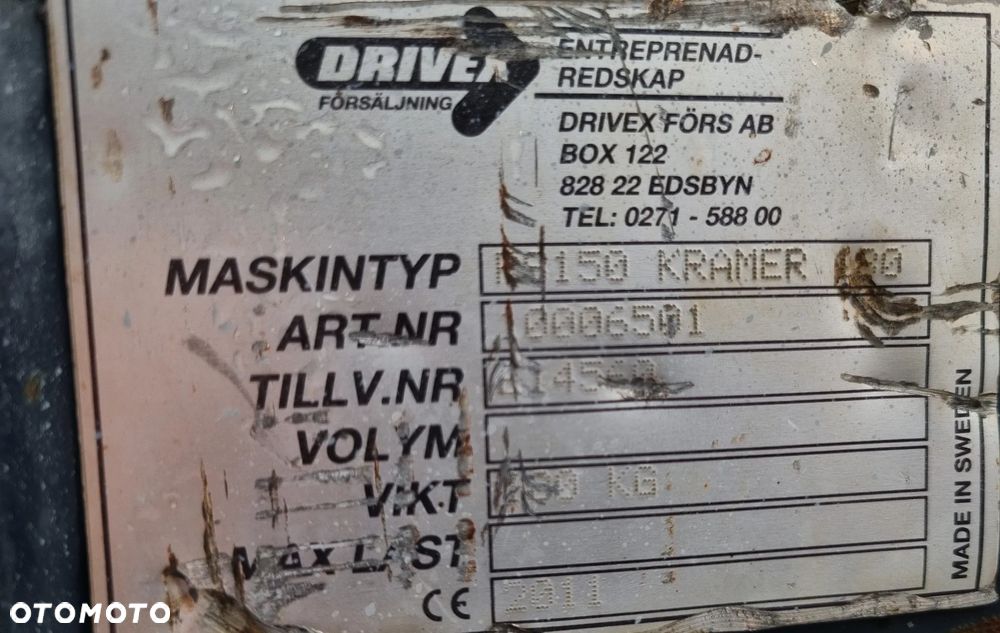 Kramer Ładowarka kołowa 348  JAK NOWA! Import Norwegia Łyżka szufla+ widły Serwisy w Dekra 4koła skręt Zero luzów wycieków Oryginał dodatkowa Hydraulika Yyanmar silnik - 18