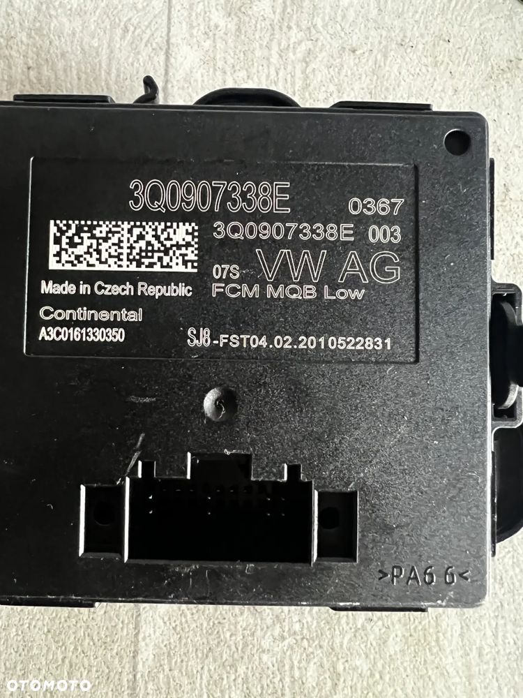 MODUŁ STEROWNIK ŚWIATEŁ AUDI Q3V83A Q2 STEROWNIK MODUŁ ŚWIATEŁ 3Q0907338E SKODA OCTAVIA 3 III LIFT 17-20 - 2