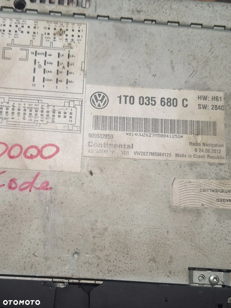 Radio nawigacja VW tiguan golf VI passat b7 altea - 6