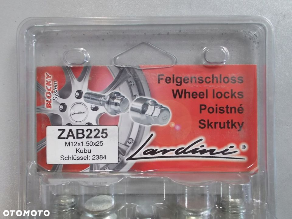 Śruby zabezpieczające M12x1,50 kula 25mm NOWE - 4