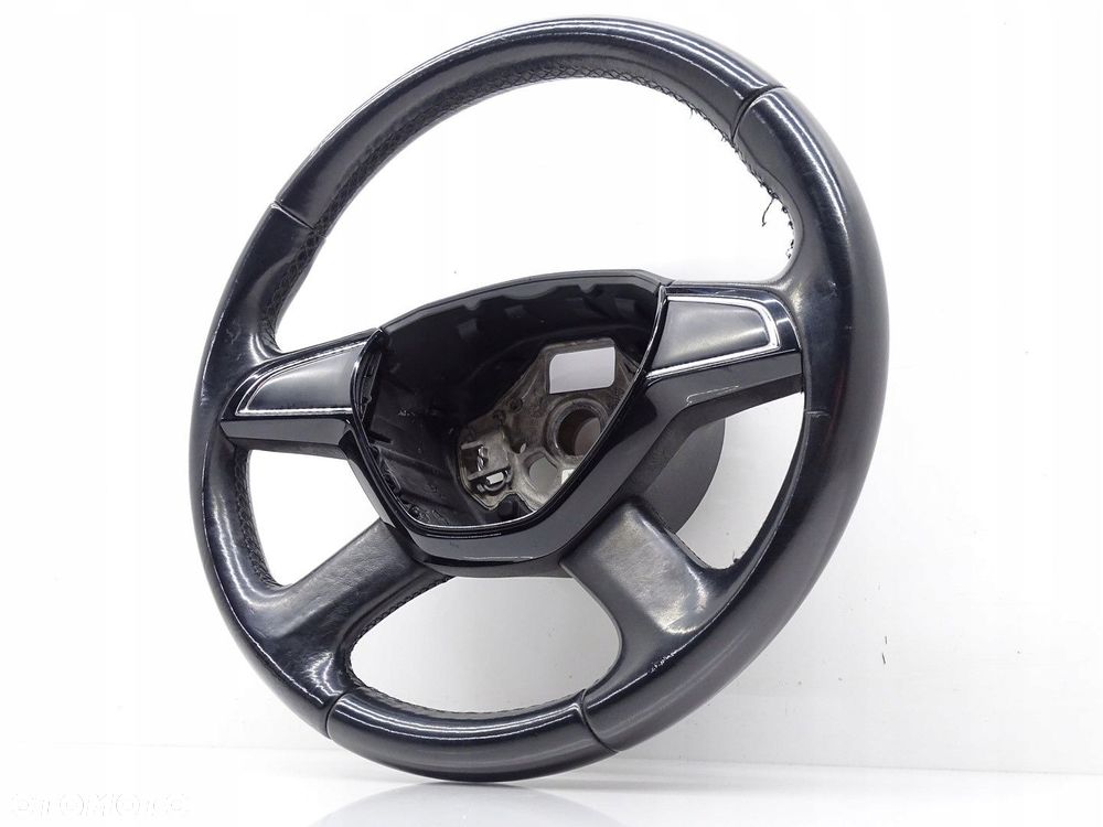 KIEROWNICA SKÓRA SKÓRZANA SKODA OCTAVIA III 5E 5E0419091AA - 1
