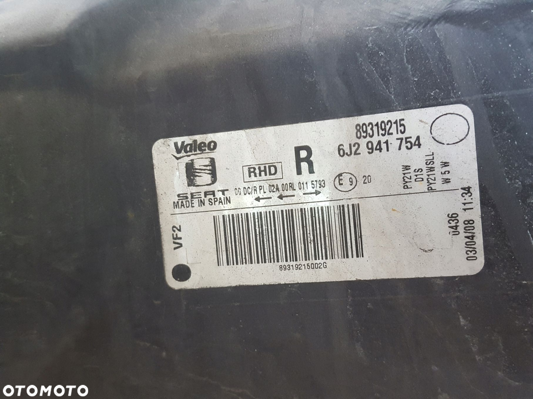 SEAT IBIZA 4 IV 6J FR 08-12r LAMPA XENON PRAWA PRZÓD ANGLIK - 7