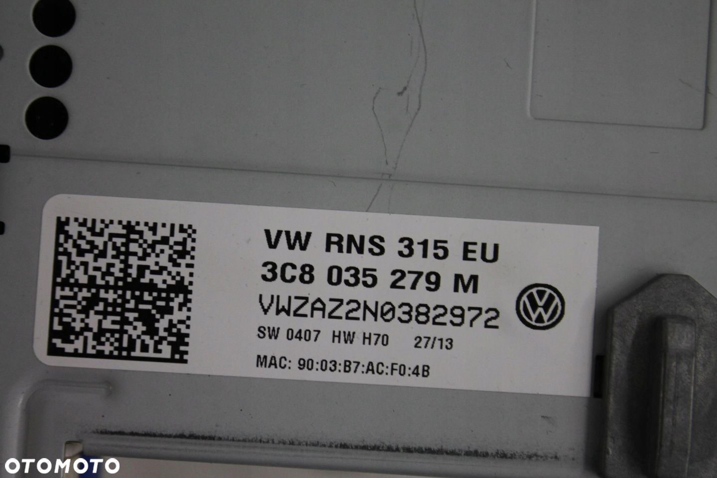 RADIO CD NAVI FABRYCZNE 3C8035279M VW PASSAT B7 - 3