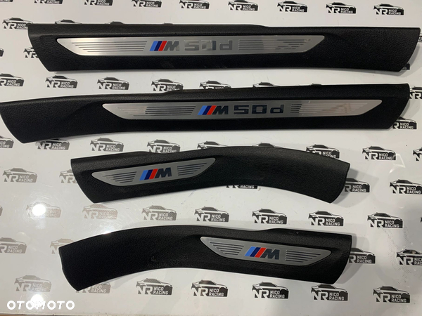 LISTWY NAKŁADKI PROGOWE M-PAKIET BMW X6 F16 M50D KOMPLET