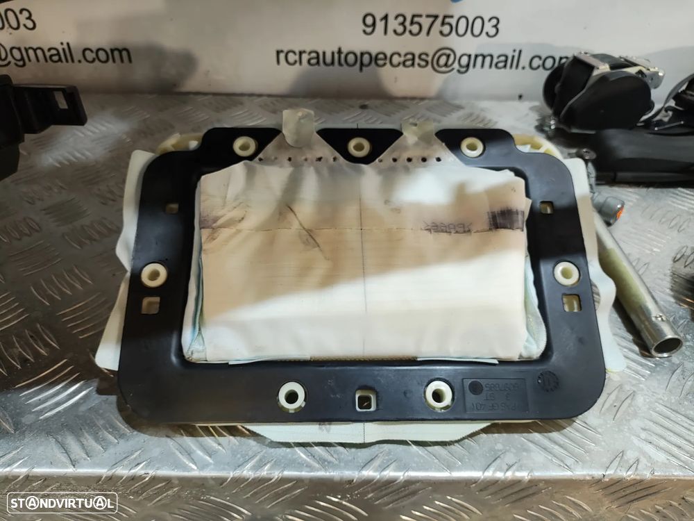 CONJUNTO KIT AIRBAGS AIRBAG TABLIER RENAULT MEGANE III 3 MK3 FASE 1 GRANDTOUR TOURER CARRINHA HATCHBACK CARRO - 6