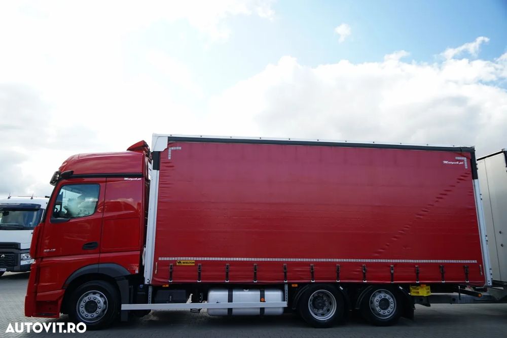 Mercedes-Benz ACTROS 2545 / TANDEM COMBINAT 120 M3 / TRANSIT / 6x2 / PUNTE RIDICATĂ / BIG SPACE / WIELTON / 2021 - 7