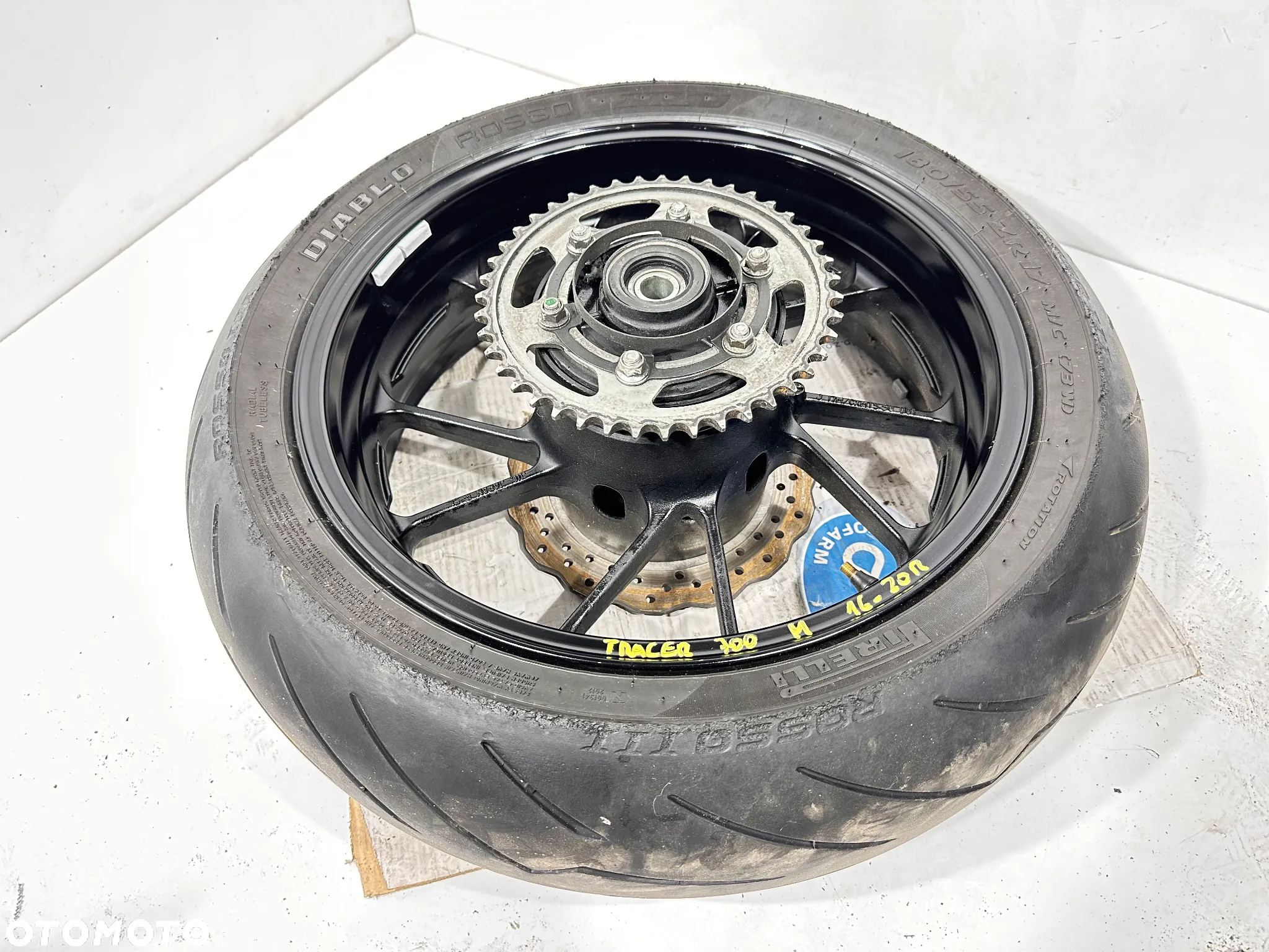Koło felga tył 180/55/17 Yamaha MT07 MT-07 Tracer 700 - 2