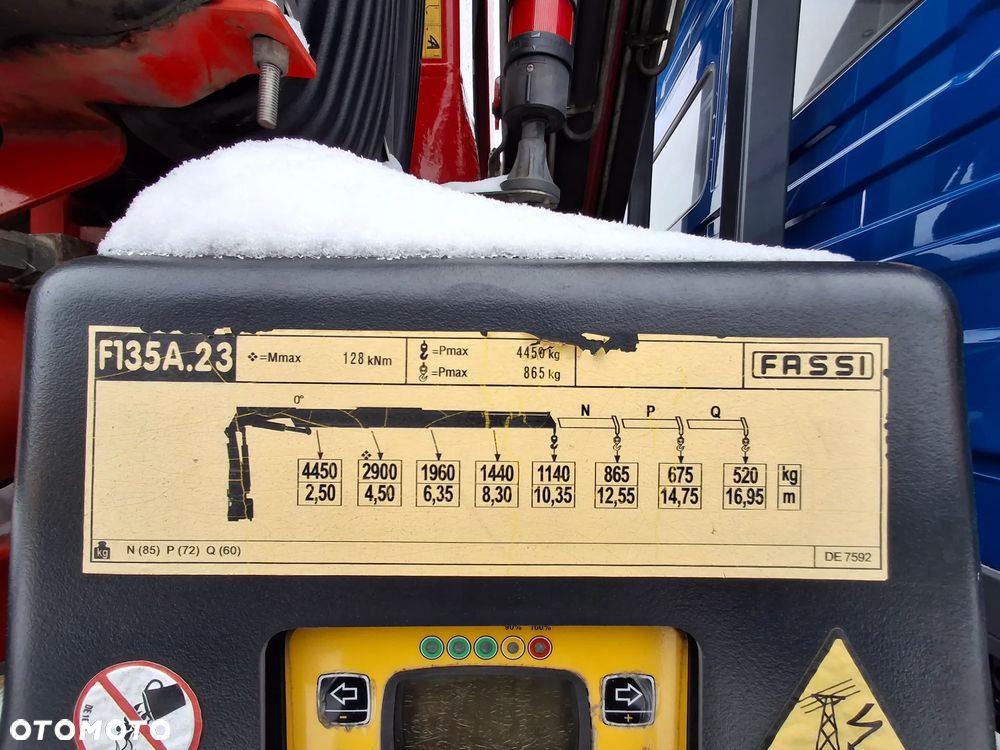 Mercedes-Benz Axor 1933 HDS FASSI F135 17 Metrów Żuraw Skrzynia Siodło Zawieszenie Resor 2010r Sprowadzony Przyczepa Do Przewozu Transportu Zbrojenia Zestaw Ciekawa Konfiguracja Niski Przebieg - 5