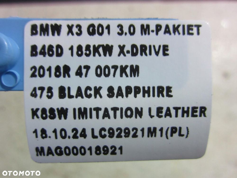 BMW X3 G01 X4 G02 3.0i AMORTYZATOR PRZEDNI PRAWY PRZÓD 6871780 31316871780 - 8